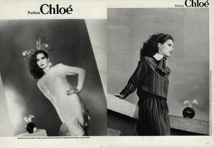 история бренда Chloe реклама парфюма 1973 год